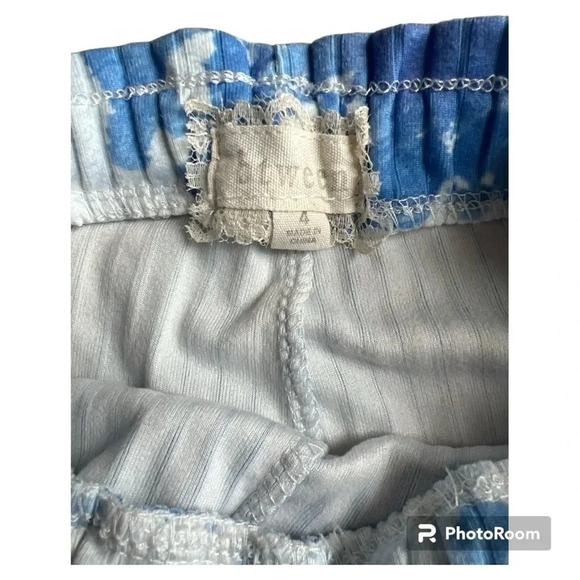 Btween matching set royal blue white tie dye sz4 - Picture 4 of 7